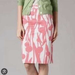 Boden Pink & Pale Gray Pencil Skirt-Excellent Condition. Size 6L